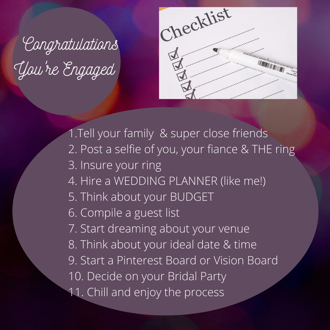 You’re Engaged! How to start planning your wedding.